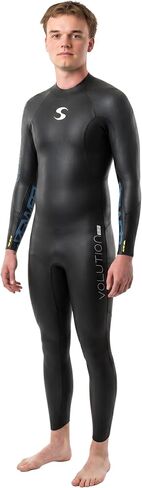 Synergy Triathlon Wetsuit 5/2mm - Volution Full Sleeve Smoothskin Neoprene for Open Water Swimming in Saudi Arabia