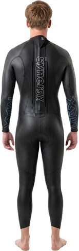 Synergy Triathlon Wetsuit 5/2mm - Volution Full Sleeve Smoothskin Neoprene for Open Water Swimming in Saudi Arabia