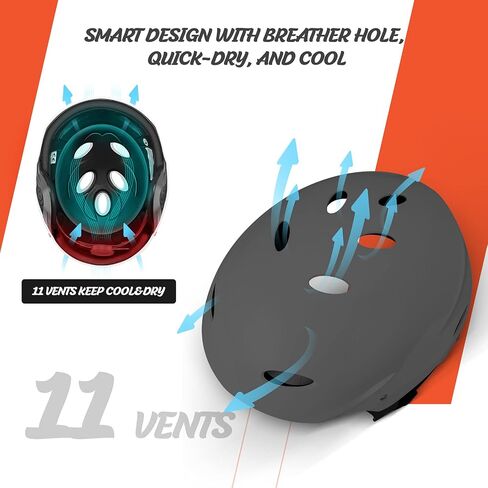 Vihir Adjustable Outdoor Water Sports Helmet with Ear Protection and Ventilation Holes - Ideal for Kayaking, Paddleboarding, and Rafting in Kuwait