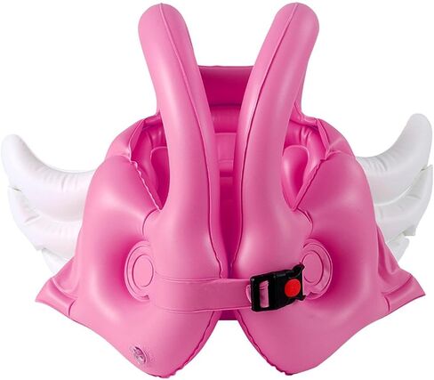 Swim Vest - Inflatable Swim with Angel Wings,Thickened Swimsuit Floating Vest for Swimming Pool, Adjustable Safety Buckle in Kuwait