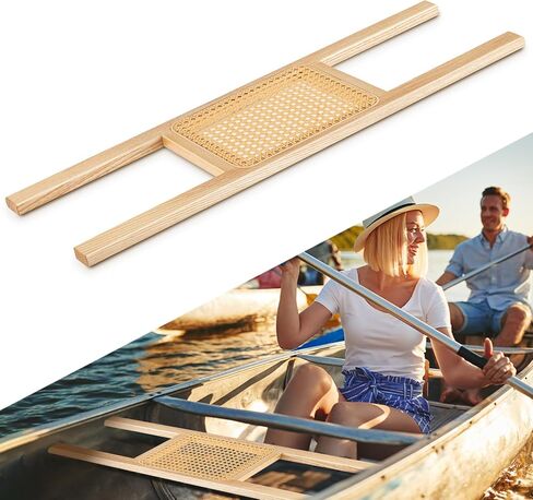 Yerliker 34 Inch Canoe Seat Cane Seat Outdoor Caned Canoe Seats for Kayak Boat in Kuwait