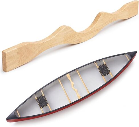 40'' Extra Long Canoe Yoke Carrying Yoke Fits Most Boats Comfortable Portage Support Clear Finished Curved Wood with Beam Ergonomic Shoulder in Enhanced Frame Rigidity for Durable Usage in Kuwait