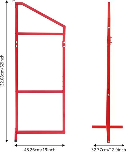 4 Pcs 52" x 19" Red Boat Shelves – Heavy Duty Marine Storage Rack, Wall Mounted Shelving for Boat Kayak Canoe in Kuwait