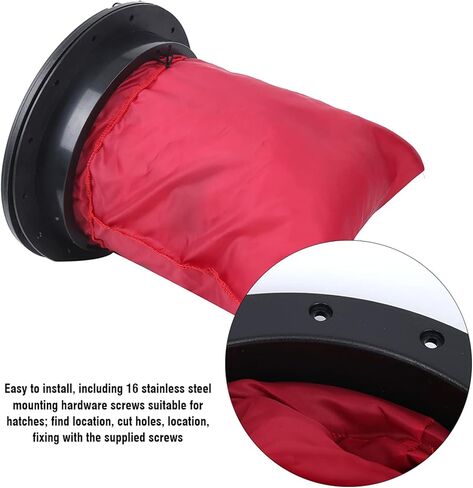 KOGOROUCOS Round Canoeing Compartment Cover Kit Durable Waterproof for Fishing Boat Canoeing in Kuwait
