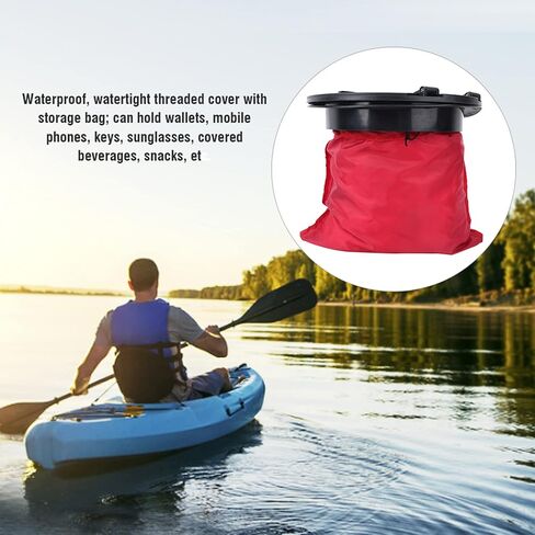 KOGOROUCOS Round Canoeing Compartment Cover Kit Durable Waterproof for Fishing Boat Canoeing in Kuwait
