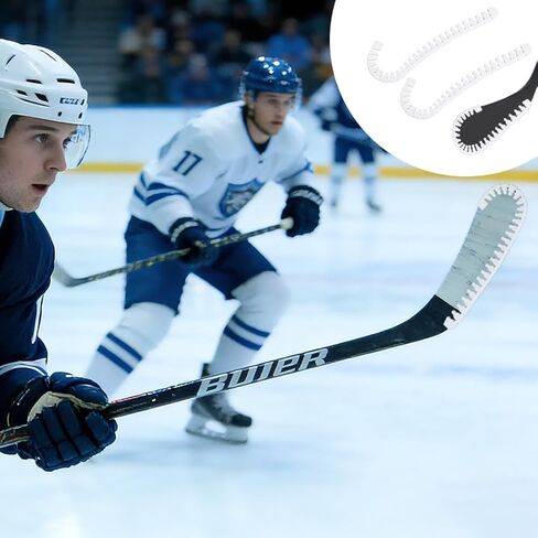 AHANDMAKER Ice Hockey Stick Protector Hockey Stick Blade Protector Plastic Edge Cover for Off Ice Training Street Hockey Practice Sport Equipment Gifts in Kuwait