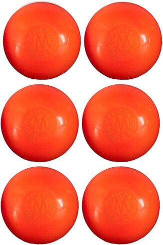 Mylec Steel Junior Hockey Goal 52" x 43" with Sleeve Net System + 6-Pack No-Bounce Street Hockey Balls, Durable Indoor/Outdoor Net for Roller & Street Hockey Training in Kuwait