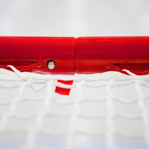 FORZA Professional Ice Hockey Goal | 6ft x 4ft Regulation Steel Hockey Net with 5mm Heavy Duty Netting | Powder Coated Red Training Goal for Street Hockey, Roller Hockey & Ice Hockey Practice in Saudi Arabia