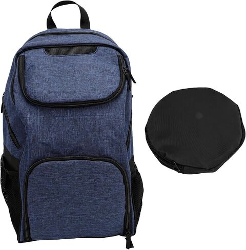 Fockety Bowling Backpack, Oxford Single Bowling Ball Bag with Shoe Compartment, Multiple Pockets and Foam Pad, Large Capacity Bag for Sports, Camping, Hiking and Outdoor in Kuwait