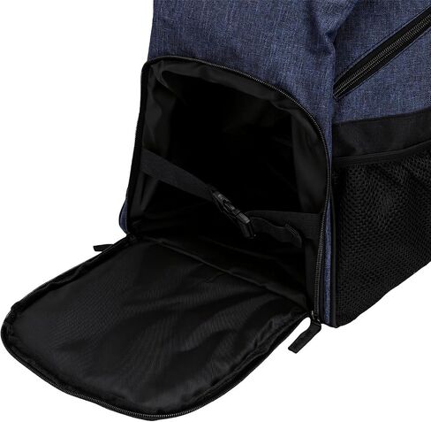 Fockety Bowling Backpack, Oxford Single Bowling Ball Bag with Shoe Compartment, Multiple Pockets and Foam Pad, Large Capacity Bag for Sports, Camping, Hiking and Outdoor in Kuwait