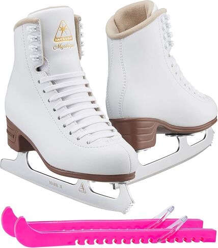 Jackson Ultima Mystique Figure Ice Skates for Women and Girls Bundle with Guardog Skate Guards in Saudi Arabia