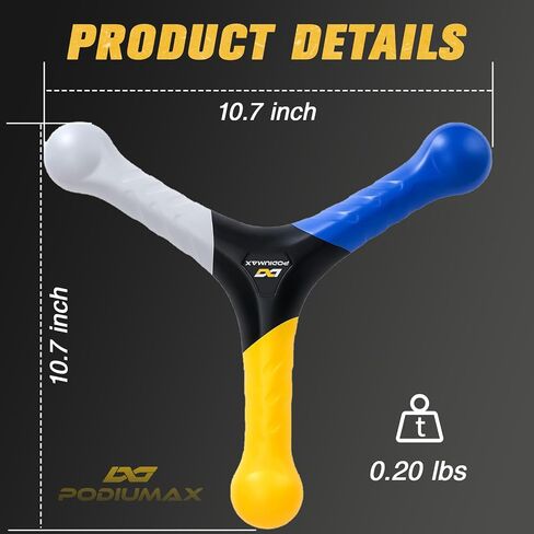 مدرب التنسيق بين اليد والعين من PodiuMax للتدريب على سرعة التفاعل وخفة الحركة | أداة تدريب Reflex Catch لتحسين التركيز والتوازن والتنسيق للرياضة واللياقة البدنية وممارسة الفريق in Kuwait