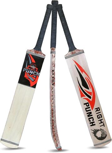 Cricket Bat for Tape Ball and Tennis Ball, Wooden, Short Handle, Adult and Kids Size in Kuwait