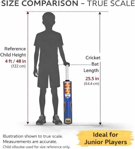 SS My First Swing Cricket Kit – Complete Starter Set with Size 1 Bat, 3 Plastic Stumps, Base, Bails & 1 Ball (Available in Blue & Yellow) in Saudi Arabia