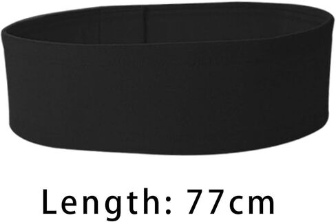 Breast Compression Band Breathable Chest Belt Adjustable Elastic Sports Strap Shockproof Band Cotton Spandex Comfortable Material Suitable for, Black M in Kuwait