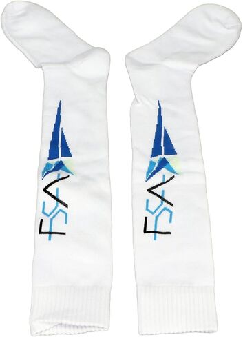 Fencing Socks Stockings for Fencing Sport Stretchy Over the Calf with Heel Combed Cotton Material for Men and Women in Kuwait