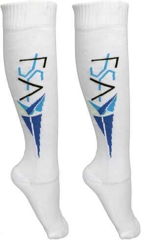 Fencing Socks Stockings for Fencing Sport Stretchy Over the Calf with Heel Combed Cotton Material for Men and Women in Kuwait