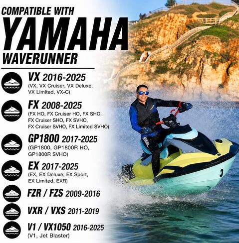 مجموعة مضخة الوقود متوافقة مع Yamaha WaveRunner VX FX GP1800 Series 2008-2025 Jet Ski وحدة مضخة الوقود استبدال # 6S5-13907-05-00 6S5-13907-01-00 6S5-13907-04 in Kuwait
