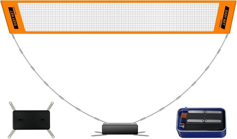 Portable Badminton Net,Fast Setup Foldable Net with Carry Bag for Indoor Outdoor Backyard, Patio, Beach & Family Games(8.85ft/2.7m) in Kuwait