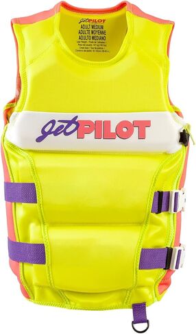 Jetpilot Vintage Class Evoprene U.S. Coast Guard Approved Life Jacket PFD. Side Entry Dual-Buckle Vest for Boating & Jet Ski in Kuwait