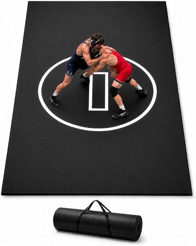 Professional Flexi-Roll Wrestling Mat – High-Density Shock Absorption for BJJ, Judo, MMA & Jiu Jitsu – Portable 1.2-Inch Thick Home Gym Training Flooring for Martial Arts & Yoga in Saudi Arabia