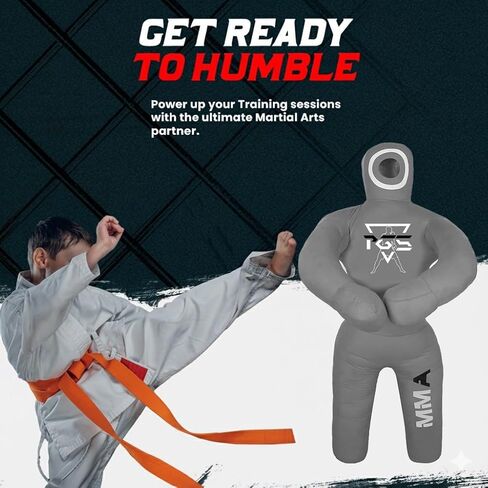 PGS دمية التصارع للأطفال BJJ دمية المصارعة كيس اللكم تقديم MMA البرازيلي جيو جيتسو الجودو الكاراتيه رمي الملاكمة الدمى للتمرين غير مملوءة in Kuwait