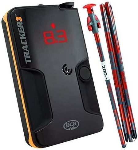 حزمة Backcountry Access BCA Tracker 3 Avalanche Beacon Avalanche Transceiver + 240cm Avalanche Rescue Snow Probe Avy Package for Backcountry Ski + Snowmobile in Kuwait
