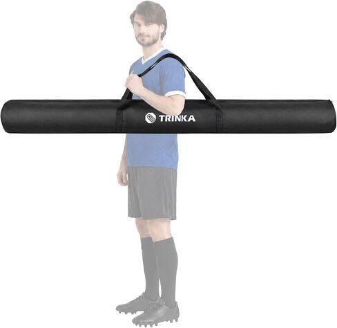 Portable Corner Flag Storage Bag, 6.07ft x 7.87in Flag Pole Carry Bag with Full-Length Dual Zipper and Sturdy Handles, 800D Oxford Fabric Storage Bags for Corner Flags Agility Poles Color Guard Flags in Kuwait