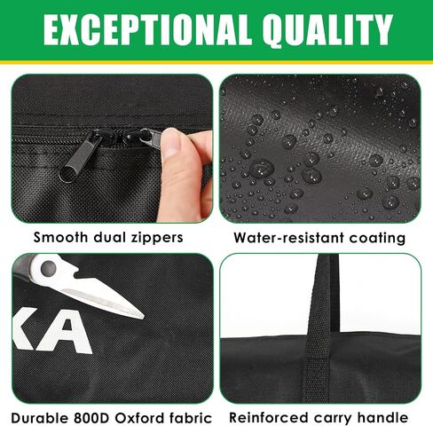 Portable Corner Flag Storage Bag, 6.07ft x 7.87in Flag Pole Carry Bag with Full-Length Dual Zipper and Sturdy Handles, 800D Oxford Fabric Storage Bags for Corner Flags Agility Poles Color Guard Flags in Kuwait