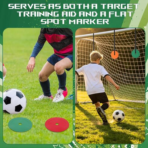 7 PCS Soccer Goal Target Sets Adjustable Straps Training Set for Shooting Accuracy Speed and Agility Practice Sports Training for Lacrosse Football Baseball Hockey in Kuwait