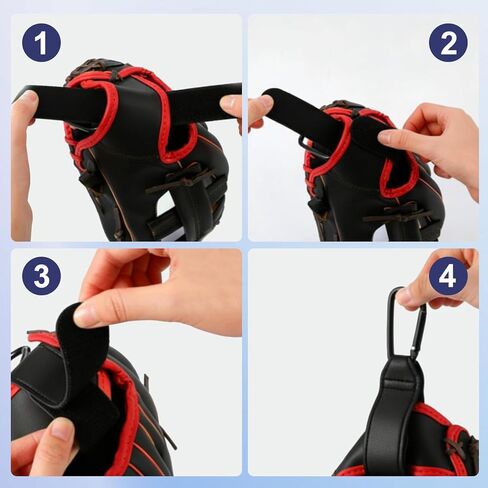 2 Pack Adjustable Baseball Glove Clip, Baseball Glove Holder for Bag with Hanging Loops Sports Training Gear Drying Protection Accessory Clip Bag Tool with Hanging Loops Travel Accessories Gifts in Kuwait