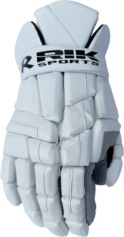 قفازات Elite Lacrosse للرجال، تصميم خفيف الوزن وجيد التهوية مع قبضة يد من السيليكون، ملاءمة مرنة ومريحة وحماية معززة لتحقيق أقصى قدر من التحكم. in Saudi Arabia