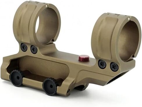 34mm Scope Rings Cantilever Riflescope Mount SR/LP/07，1.93" Centerline Height，One-Piece LPVO Base，0 MOA Offset with 2in Overhang，Fit Picatinny 20mm Rail，6068 AL，for Airsoft Optics Sight，Tan in Kuwait