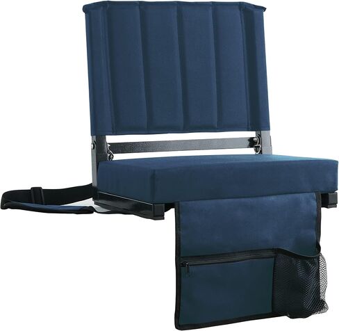 SPORT BEATS Stadium Seats with Back Support Bleacher Chairs with Back and Cushion Thick Padded Bleacher Seats Includes Shoulder Strap in Kuwait