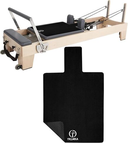 Non-Slip Pilates Reformer Mat, 2mm Thick Pilates Reformer Machine Cover Mat, 39" x 24" Foldable Washable Absorb Sweat Accessory for Home, Studio, Gym Fitness in Saudi Arabia