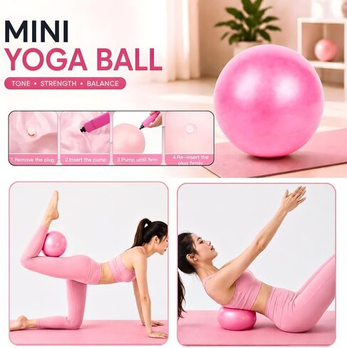 Pilates Kit for Women 22-in-1, Pilates Equipment Set with 14.5"Pilates Ring, Resistance Bands, Pilates Ball, Ankle Weights, Exercise Sliders, Grip Socks & Knee Pads For Yoga, Complete Home Workout Set in Kuwait