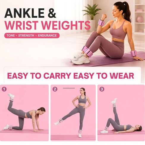 Pilates Kit for Women 22-in-1, Pilates Equipment Set with 14.5"Pilates Ring, Resistance Bands, Pilates Ball, Ankle Weights, Exercise Sliders, Grip Socks & Knee Pads For Yoga, Complete Home Workout Set in Kuwait