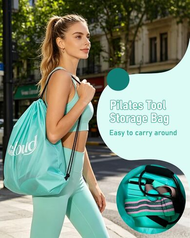 20 PCS Pilates Kit, Pilates Equipment Set- Pilates Accessories Kit with Wrist Weights, Pilates Ring and Ball, Resistance Bands, Core Sliders, Socks, Pilates Gift Box,Home Pilates Workout Kit for Women in Kuwait