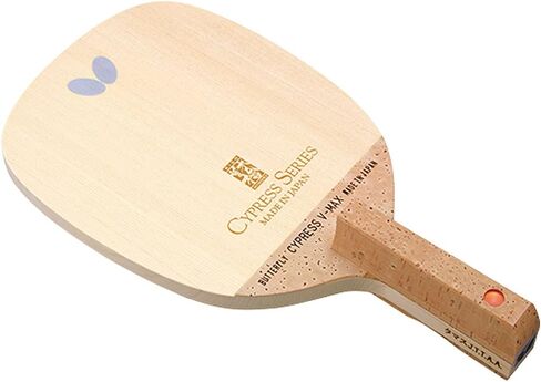 Butterfly Cypress V-Max S Table Tennis Blade - 1-ply Kiso Hinoki Blade - Japanese Style Penhold Blade - Professional Table Tennis Blade - Made in Japan in Kuwait