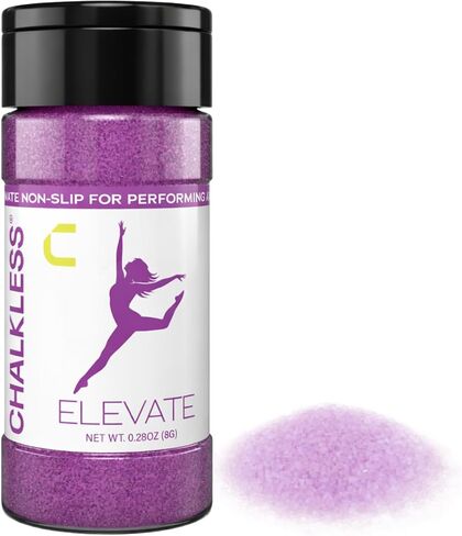 Chalkless Elevate Grip Enhancer - Cheerleading, Gymnastics and Pole Fitness Hand Chalk, Cosmetic Grade, No Uniform Residue, Dance, Pole Grip & Cheer Accessories (8g) in Kuwait