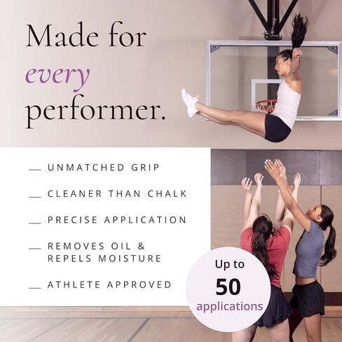 Chalkless Elevate Grip Enhancer - Cheerleading, Gymnastics and Pole Fitness Hand Chalk, Cosmetic Grade, No Uniform Residue, Dance, Pole Grip & Cheer Accessories (8g) in Kuwait