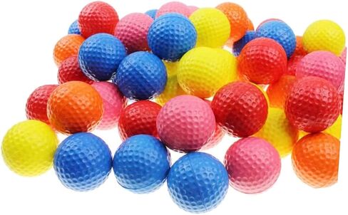 Colorful PU Golf Balls 11-Pack Soft Training Balls for Indoor and Outdoor Practice Elastic Design for Golf Enthusiasts for Skill Development and Swing Training in Kuwait