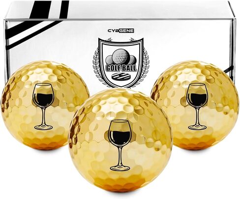 Wine Golf Ball for Her, Golf Balls Set, Golf Gifts, Cool Accessories for Golfers, Gifts for Wine Lovers for Golf Lovers, Perfect for Christmas & Birthday in Kuwait