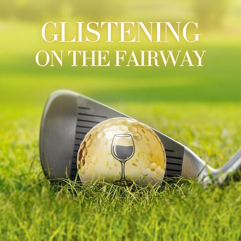Wine Golf Ball for Her, Golf Balls Set, Golf Gifts, Cool Accessories for Golfers, Gifts for Wine Lovers for Golf Lovers, Perfect for Christmas & Birthday in Kuwait