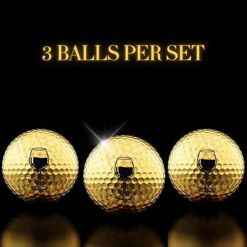 Wine Golf Ball for Her, Golf Balls Set, Golf Gifts, Cool Accessories for Golfers, Gifts for Wine Lovers for Golf Lovers, Perfect for Christmas & Birthday in Kuwait