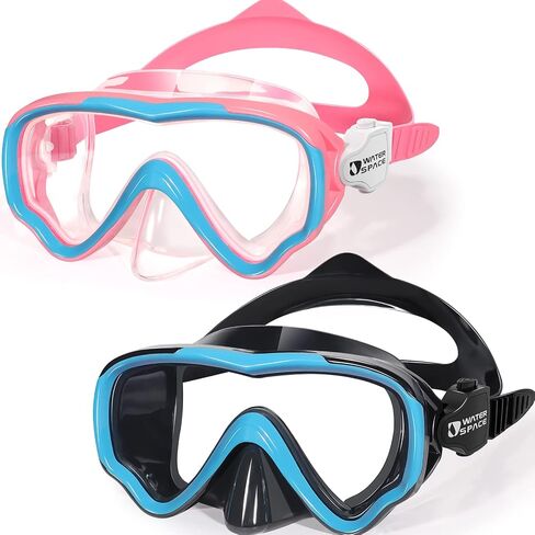Water Space Kids Swimming Goggles Swim Mask with Nose Cover for Kids Youth 3-15, Anti-Shattered Lens UV Protection No-leak in Saudi Arabia