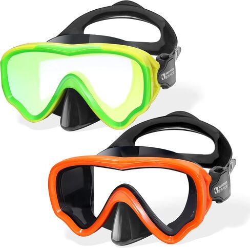 Water Space Kids Swimming Goggles Swim Mask with Nose Cover for Kids Youth 3-15, Anti-Shattered Lens UV Protection No-leak in Saudi Arabia