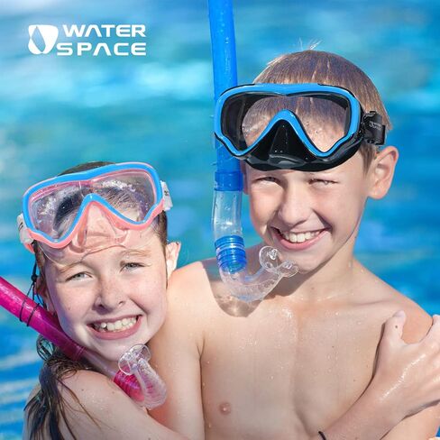 Water Space Kids Swimming Goggles Swim Mask with Nose Cover for Kids Youth 3-15, Anti-Shattered Lens UV Protection No-leak in Saudi Arabia