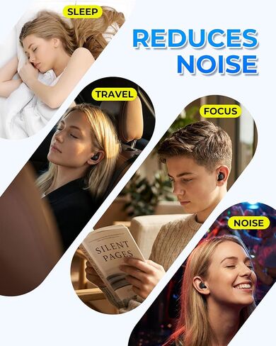 3 Pairs Swimming Earplugs Waterproof Silicone Ear Plugs for Swimming Surfing Shower Kayaking, Water Out Sound In Comfortable Reusable Ear Protection for Adults Teens with Storage Case, Black Gray Blue in Saudi Arabia