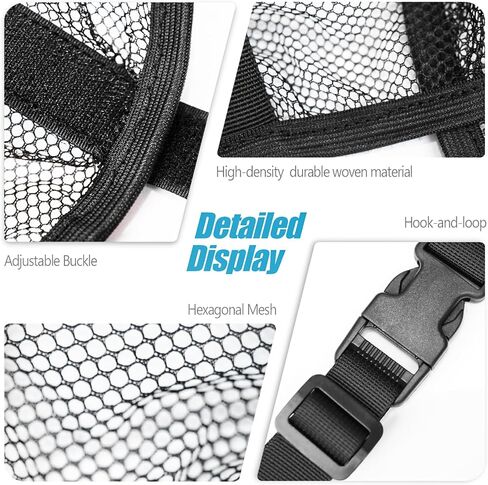 Hanging Pool Float Storage Bag -Large Mesh Pool Toy Holder for Pool Noodles, Inflatables, and Toys -Adjustable Fence & Poolside Organizer in Kuwait